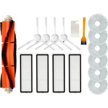 Ruosui Xiaomi Robot Vakum S10 + / S10 Artı Aksesuarları Ana Yan Fırça Hepa Filtre Paspas Bez Bez Yedek Yedek Parça (Yurt Dışından)