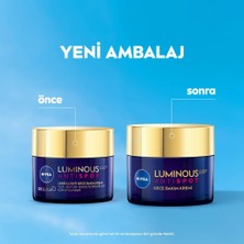 NIVEA Luminous630 Leke Karşıtı Gece Yüz Bakım Kremi 50ml,Hyaluronik Asit, Tüm Cilt Tipleri