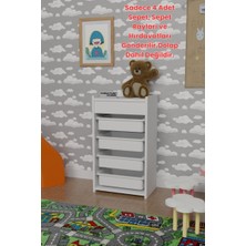 Cmkstore Oyuncak Sepeti Oyuncak Dolabı Sepeti, Rayları ve Vidaları