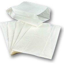 Ambalajın Büyük Boy Yağlı Kese Kağıdı, Hediye Paketi 15x28,5cm Beyaz Renk