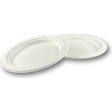 Ambalajın 22CM Ekolojik Kağıt Karton Tabak Kase