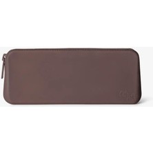 Citron Çantalı Silikon Saplı Paslanmaz Çelik Çatal Bıçak ve Kaşık Takımı - Plum 1286401