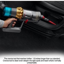 Fanmeng Dar Alan Fırçası Aleti + Dyson V7/V8/V10/V11/V12/V15 Elektrikli Süpürge Yedek Parçaları Için Uzatma Hortumu Garip Alan Aleti (Yurt Dışından)