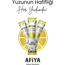 Afiya Detox Solutions Detoks Zayıflatma Çayı, Form Tutma Yuzu ve Matcha İçeren Detox Çayı 100 GR