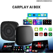 Embatech Carplay Ai Box 2GB+32GB Youtube,netflix,google Play & Kablosuz Carplay&android Auto