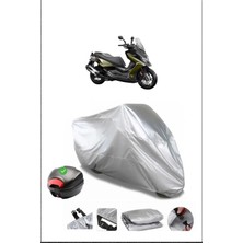 Breen Kymco Dtx 360 Arka Çanta Uyumlu Motosiklet Branda Su Geçirmez Dayanıklı Kumaş