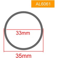 Jingliang Shop B OD35 ID33 Stili 500 mm Dış Çapı Alüminyum Boru Tüp, OD35MM Iç Çapı 7mm Ila 33MM Arası, Boş Alüminyum Boru, Alüminyum Alaşımlı Boru (Yurt Dışından)