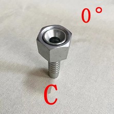 C Tarzı 8mm'den M22X1,5'E Hidrolik Bağlantılar Metrik Konik Hortum Ucu Yağ Boru Bağlantısı Tutma Tipi Boru Yüksek Basınçlı Hidrolik Bağlantı (Yurt Dışından)