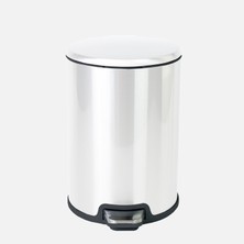 Cigo Pedallı Çöp Kovası 12LT Beyaz