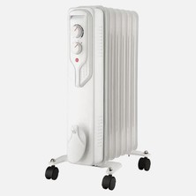 Voltomat Termostatlı 1500 W 7 Dilim Yağlı Radyatör Beyaz