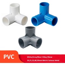 Mavi Stil 20MM Pvc 3 Yollu Dikme Metrik Yapışkan Kaynak Basınç Boru Bağlantısı Akvaryum Havuz Bahçe Kendin Yap Için (Yurt Dışından)