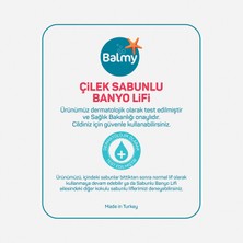 Balmy Çilek Sabunlu Banyo Lifi