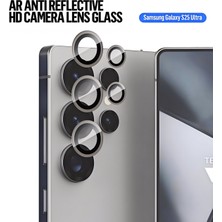 Blueo Samsung S25 Ultra Uyumlu Anti-Reflective Yansıma Önleyici Silver Lens Koruyucu