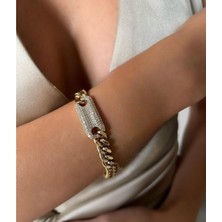 Xuping 14 K Altın Rengi Vip Seri Gurmet Bileklik