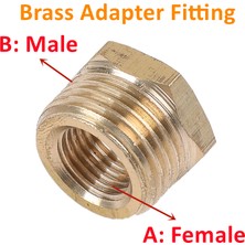 Jingliang Shop B Adaptör Dişi - M Stili 3l8 Bsp Bsp Adaptör Fiting Redüktör Altıgen Meme Busing Hızlı Bağlantı Adaptörü Bushing (Yurt Dışından)