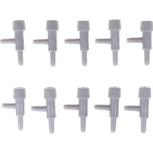 Jingliang Shop B Gri Tarzı 10X Akvaryum Hava Hattı Borusu Balık Tankı Oksijen Hava Pompası Hacim Akış Kontrol Vanası Sarı Beyaz Gri 4mm Hava Hattı Hava Tüpüne Uygun (Yurt Dışından)