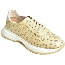 Fox Shoes U555025603 Bej Kadın Spor Ayakkabı Sneakers