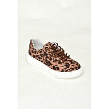 Fox Shoes P602045004 Taba Kumaş Kadın Spor Ayakkabı Sneakers