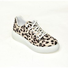 Fox Shoes P602045004 Bej Kumaş Kadın Spor Ayakkabı Sneakers