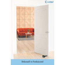 Evene Kapı Stoperi Gümüş Eskitme Renk Dekoratif Kapı Tutucu Durdurucu 4 Adet Model 5