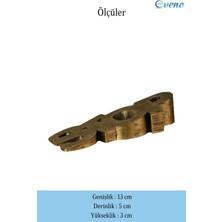 Evene Kapı Stoperi Altın Eskitme Renk Dekoratif Kapı Tutucu Durdurucu Model 4