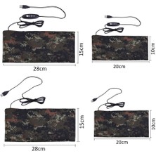 Huoxun Shop A S Anahtar Stili Yok Yeni Evcil Isıtma Ped Reptil Isıtma Ped USB Isıtma Mat Karbon Fiber Evcil Isıtma Ped #bw (Yurt Dışından)