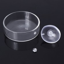 Huoxun Shop A Stili Temizle Tek Boyut Yeni Akvaryum Yüzük Varışı Balık Tankı Cam Kase Diz Halkası Berrak Tabak Taban Susturucu Emme Kupası (Yurt Dışından)