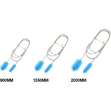 Beyaz Stil 200CM cm Boru Temizleme Fırçası Hava Tüpü Esnek Iki Uçlu Hortum Akvaryum Aksesuarları Tank Temizleyici Su Filtresi Naylon (Yurt Dışından)