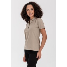 Closus Bej Polo Yaka Regular Fit T-Shirt