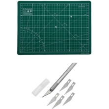 A4 Kesme Matı, Çalışma Pedi, Sanat Peti, Kretuar Bıçağı, Plastik Ahşap Kesme Sanat Bıçağı, Neşter