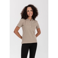 Closus Bej Polo Yaka Regular Fit T-Shirt