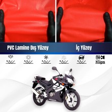 ULTRASHOP Honda Cbr 650 R Motosiklet Brandası Su Geçirmez Branda Kırmızı Branda Motor Branda Xl