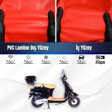 ULTRASHOP Honda Cb 650 F Motosiklet Brandası Su Geçirmez Branda Kırmızı Branda Motor Branda Xl