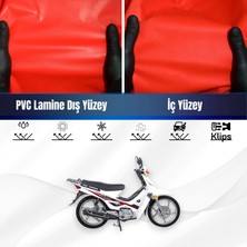 ULTRASHOP Rmg Moto Gusto Venıce Motosiklet Brandası Su Geçirmez Branda Kırmızı Branda Motor Branda S