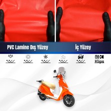 ULTRASHOP Rks Rnx Motosiklet Brandası Su Geçirmez Branda Kırmızı Branda Motor Branda M