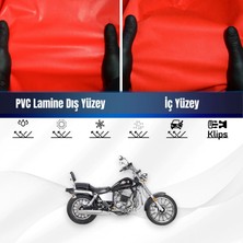 ULTRASHOP Revolt Rm5 Motosiklet Brandası Su Geçirmez Branda Kırmızı Branda Motor Branda Lc