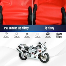 ULTRASHOP Honda Crf 250 Rally Motosiklet Brandası Su Geçirmez Branda Kırmızı Branda Motor Branda Xl