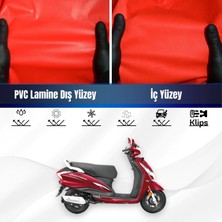 ULTRASHOP Honda  cl 250 Motosiklet Brandası Su Geçirmez Branda Kırmızı Branda Motor Branda Xl