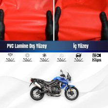 ULTRASHOP Trıumph Tıger Explorer 1200 Motosiklet Brandası Su Geçirmez Branda Kırmızı Branda Motor Branda Xxl
