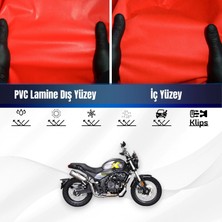ULTRASHOP Yamaha Xj 6 Motosiklet Brandası Su Geçirmez Branda Kırmızı Branda Motor Branda Xl