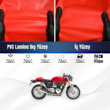 ULTRASHOP Trıumph Tıger 1200 Xcx Motosiklet Brandası Su Geçirmez Branda Kırmızı Branda Motor Branda Xxl