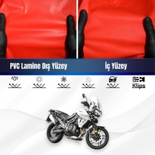 ULTRASHOP Trıumph Tıger Explorer Xca Motosiklet Brandası Su Geçirmez Branda Kırmızı Branda Motor Branda Xxl