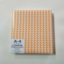 Turuncu Beyaz Gramajlı A4 Kağıt 160 gr 250'LI