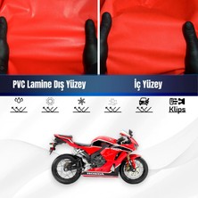 ULTRASHOP Honda Cgl 125 Motosiklet Brandası Su Geçirmez Branda Kırmızı Branda Motor Branda Lç