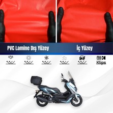 ULTRASHOP Rks NR200 Motosiklet Brandası Su Geçirmez Branda Kırmızı Branda Motor Branda Xl