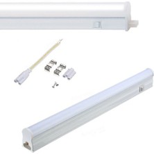 Tezgah Altı 30 cm T5 LED Aydınlatma Butonlu Dekoratif Armatür Beyaz Işık
