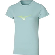 Mizuno Athletics Rb Tee Kadın Tişört Yeşil