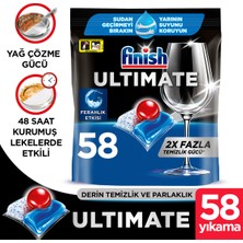 Finish Ultimate 58 Kapsül Bulaşık Makinesi Deterjanı Tableti (1 x 58 Kapsül)