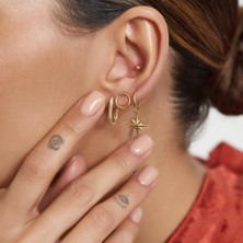 Altıntaş Mat Ataş Altın Küpe