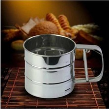 Kitchen Damys Paslanmaz Çelik Un Eleği Un Süzgeci Süzgeç 250 gr